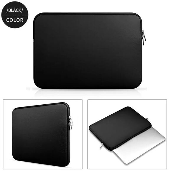 🆕Black 13” Laptop Notebook Computer Zipper Case Bag - Picture 6 of 8